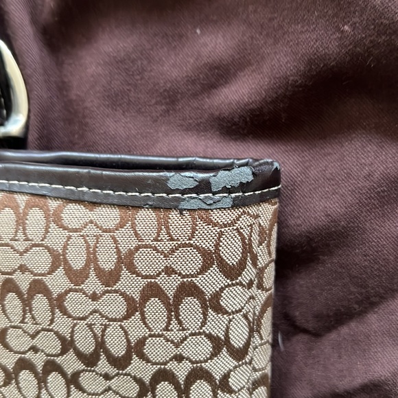 Coach med bag. Brown. Barely used. - Picture 7 of 8